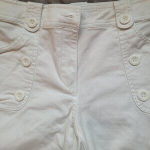 Womans White Khaki Shorts size 2